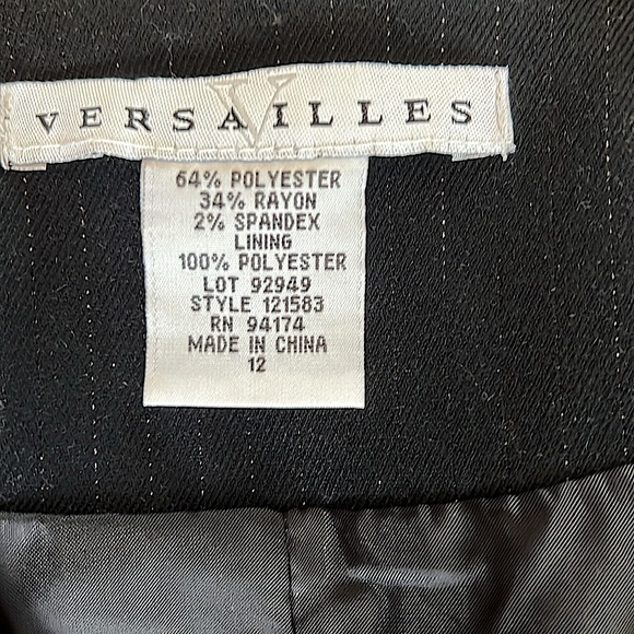 🍁🎉BlackBlazar.ExcellentCondition.Jewel Button.2FrontPockets.12.Feels like Wool - Picture 6 of 11